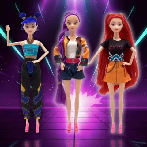 KPOP Demon Hunters – Sammlerbox mit 3 Sammlerpuppen